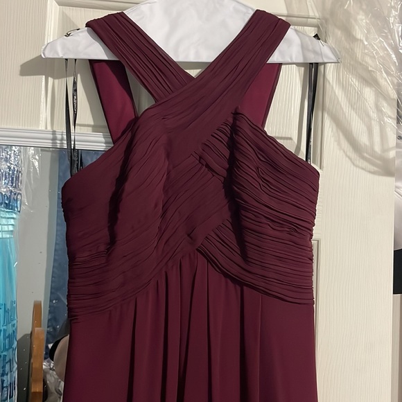 Bridesmaids dress. Maroon/wine. Worn once and dry cleaned. Perfect condition. - Picture 3 of 3